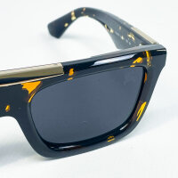 Burberry sunglasses 4451-U, size 54 – stylish unisex model in black/yellow with a striking pattern, 145 mm temple length, 3N lenses, fashionable UV protection for trend-conscious wearers.