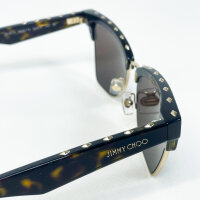 JIMMY CHOO JC 5014 Sunglasses, Model No. 5014, Unisex, Size 54, Black/Brown Havana, UV Protection, Fashionable Design, Temple Length 140 mm, Filter Category 3N, Elegant Look