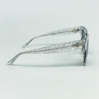 JIMMY CHOO JC 5003 Sunglasses, Model No. 5003, Size 55, Womens Accessory, Transparent Glitter Frame, 140 mm Temple Length, 3N Filter, Fashionable, UV Protection, Elegant Design