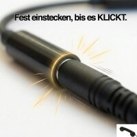 OPIS 60s MICRO Retro-Handset – Vintage Telefonhörer für iPhone, Samsung Galaxy, Blackberry, Lumia & mehr, klassisches Design, komfortabler Griff, kompatibel mit vielen Smartphones, Farbe: Schwarz