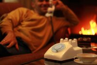 Opis Retro-Telefon, Modell 60er Jahre, kabelgebunden,...