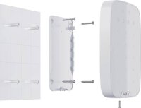 Ajax KeyPad Plus, Modell 38253, Funk-Bedienfeld, RFID-Unterstützung, weiß, kabellos, Touch-Tasten, einfache Alarmsteuerung, kompatibel mit Ajax-Systemen, moderne Sicherheit, schnelle Benutzeridentifikation