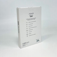 Ajax KeyPad Plus, Modell 38253, Funk-Bedienfeld, RFID-Unterstützung, weiß, kabellos, Touch-Tasten, einfache Alarmsteuerung, kompatibel mit Ajax-Systemen, moderne Sicherheit, schnelle Benutzeridentifikation