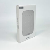 Ajax KeyPad Plus, Modell 38253, Funk-Bedienfeld, RFID-Unterstützung, weiß, kabellos, Touch-Tasten, einfache Alarmsteuerung, kompatibel mit Ajax-Systemen, moderne Sicherheit, schnelle Benutzeridentifikation