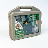 FREEK VONK x BRESSER Childrens Microscope Set, model no. not specified, microscope for children, with case, extensive accessories, ideal for beginners, promotes a spirit of discovery, robust design, easy handling