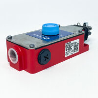 Telemecanique XY2-CH cable pull emergency stop switch, robust industrial switch, reliable emergency stop function, easy installation, high safety, suitable for conveyor systems and machines, durable housing, fast response time