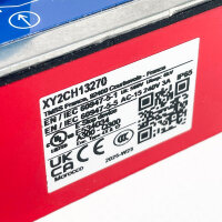 Telemecanique XY2-CH cable pull emergency stop switch, robust industrial switch, reliable emergency stop function, easy installation, high safety, suitable for conveyor systems and machines, durable housing, fast response time