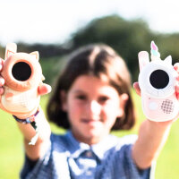 The ZooFamily ZFK22-FU Walkie Talkie for children aged 3 and up, unicorn & fox design, robust, easy to use, ideal for indoor & outdoor adventures