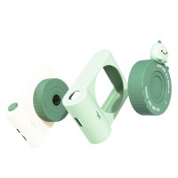 The Zoofamily Urban Zoo Kids Camera Dino Green – Robust digital camera for children aged 3 and up, shockproof, easy to use, with a fun dinosaur design, ideal for little explorers