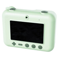 The ZooFamily Zoo Print Kids Camera for ages 5 and up, Dino Green – Robust digital camera for children, fun dinosaur design, easy to use, shockproof, ideal for little explorers