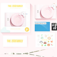 The Zoofamily Urban Zoo Kids Camera for ages 3 and up – Unicorn design, robust digital camera for children, easy to use, shockproof, colorful casing, ideal gift for little explorers