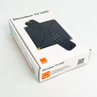 Orange UHD TV Decoder DTIW385 – Digitaler TV-Receiver, Ultra-HD-Auflösung, modernes Design, vielseitige Anschlussmöglichkeiten, einfache Bedienung, kompakt, ideal für gestochen scharfes Fernsehen und Streaming in 4K-Qualität.