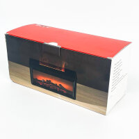 Fireplace Aroma Diffuser HY05, 280ML, Remote Control, 7 LED Colors, Timer, Flame Effect, for Essential Oils, Quiet Operation, Modern Design, Humidifier, Ideal for Home and Office