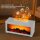 Fireplace Aroma Diffuser HY05, 280ML, Remote Control, 7 LED Colors, Timer, Flame Effect, for Essential Oils, Quiet Operation, Modern Design, Humidifier, Ideal for Home and Office