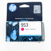 HP 953 Magenta ink cartridge, model F6U13AE, compatible...
