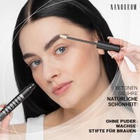 Nanobrow Augenbrauenserum 5ml – Intensiv-Serum für schnelleres Wachstum, kräftigere und dichtere Brauen, pflegende Formel für volle Augenbrauen