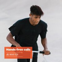 JBL Wave Flex In-Ear Kopfhörer, kabellos, Weiß, 32h Akku, IP54/IPX2 wasserdicht, TalkThru & AmbientAware, komfortabler Sitz, klarer Sound