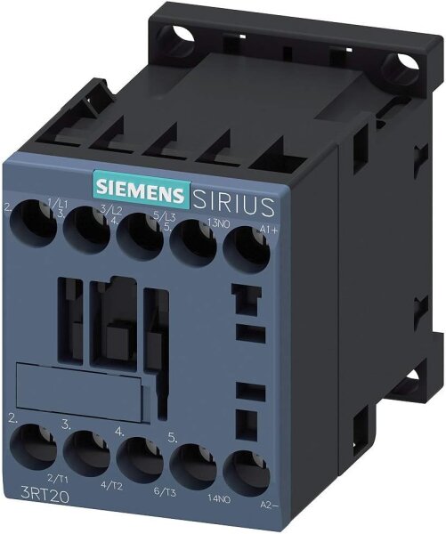 Siemens Schütz 3RT2016-1HB41, 4 kW, 1 Schließer, 24 V AC, Schraubanschluss, Baugröße S00