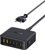 Baseus 120W GaN USB-C Ladegerät, 6-Port...