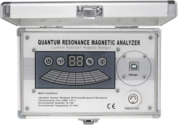LMEIL Quantum Analyzer, Model No.: not specified, Quantum Magnetic Resonance Health Analyzer, multilingual software, compatible with all Windows systems, fast health analysis, easy operation