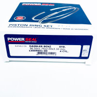 Powerseal Kolbenringe 13009601-00 für Mercedes S-Klasse W126 560 SE/SEL 5.0L, Standardgröße, langlebig, präzise Passform, Ersatzteil für Motorinstandsetzung, 1 Satz