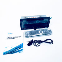 Podofo SH4AMPOD Car Radio – Touchscreen, Apple CarPlay, Bluetooth, Hands-free calling, USB, FM, Reversing camera compatible, Music streaming, Smartphone integration, Modern design, Versatile media playback