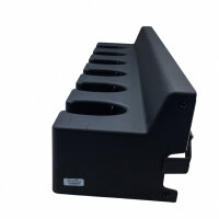 Honeywell Vocollect CM-901 A700 6-bay charging station, model TCH901-02, for headsets, including power adapter, fast simultaneous charging of up to 6 devices, robust design, ideal for professional applications