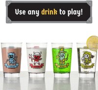 Dungeon Exploration drinking game, board game for adults, innovative Liquid Life Battle Damage System, DND-inspired gameplay, dice action, perfect for boozy game nights
