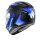 Shark Ridill 2 Mekarium Mat Motorradhelm L (59), sportlicher Integralhelm, matt schwarz/blau, komfortable Passform, modernes Belüftungssystem, kratzfestes Visier, für sicheres und stylisches Fahren