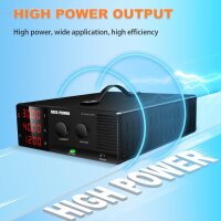 NICE-POWER Labornetzteil 30V 40A, Modell 1200W, variabel, mit Encoder, präzise Spannungs- & Stromeinstellung, intelligenter Schutz, für Labor, Werkstatt & Elektronikprojekte