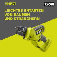 RYOBI 18V ONE+ Akku-Astsäge RY18PSX10A-0, 10cm...