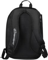Bullpadel Backpack Bpmex003 Avant, black sports backpack, model 494310, spacious, robust, with multiple compartments, ideal for padel and leisure, padded shoulder straps, modern design