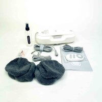 HUTT DDC56 Fensterputzroboter, Doppelstrahl-Ultraschall-Sprühfunktion, elektrischer Fensterreiniger mit Fernbedienung, doppeltem Wassertank und intelligenter Fensterkantenerkennung