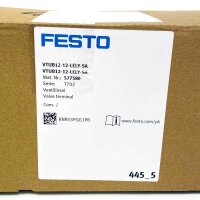 Festo Ventilinsel VTUB12-12-LELY-SA, Modell 577580, Typ T702 – Kompakte Ventilinsel für modulare Pneumatiklösungen, flexible Steuerung, einfache Integration, hohe Zuverlässigkeit, vielseitig einsetzbar.