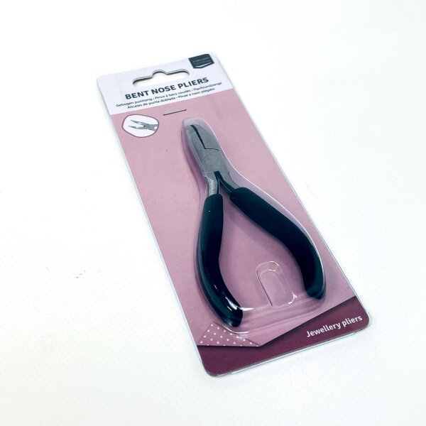 Vaessen Creative Flachrundzange 11,5 cm, Modell 2137-032, Schmuckzange für Basteln, präzises Greifen und Formen, ergonomischer Griff, ideal für Drahtarbeiten und Schmuckherstellung
