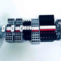 Phoenix Contact TS-PX PLABB 3BHB054028_ E01RA terminal block, modular, space-saving, for industrial wiring, robust design, easy assembly, reliable contact, suitable for control cabinet construction