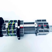 Phoenix Contact TS-PX PLABB 3BHB054028_ E01RA terminal block, modular, space-saving, for industrial wiring, robust design, easy assembly, reliable contact, suitable for control cabinet construction