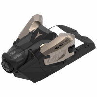 Atomic Strive 12 GW L100 ski binding, all-mountain, robust, lightweight, GripWalk compatible, black/bronze color, precise power transmission, DIN 4-12, versatile, for sporty skiers.