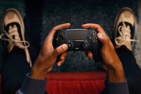 PlayStation 5 DualSense Wireless Controller Midnight Black, wireless, haptic feedback, adaptive triggers, integrated microphone, ergonomic design, precise control, ideal for immersive gaming.