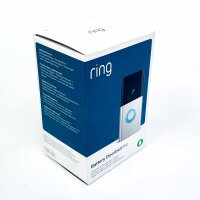 Ring Akku-Videotürklingel Pro, kabellose Video-Türklingel & Sicherheitskamera, Kopf-bis-Fuß-Ansicht, 3D-Bewegungserkennung, farbige Nachtsicht, WLAN-fähig