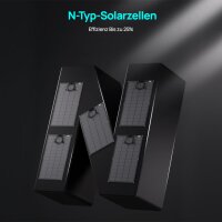 Eco Worthy 2x 200W Solarmodul Set, Modell ECO-SM-AM200W, flexibles 24V Monokristallin-Modul, leicht, biegbar, ideal für Wohnmobil, Boot, Garten, hohe Effizienz, wetterfest, einfache Montage