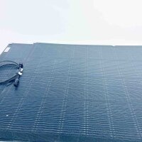 Eco Worthy 2x 200W Solarmodul Set, Modell ECO-SM-AM200W, flexibles 24V Monokristallin-Modul, leicht, biegbar, ideal für Wohnmobil, Boot, Garten, hohe Effizienz, wetterfest, einfache Montage