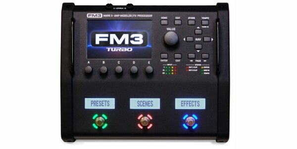 Fractal Audio FM3 Mk II Turbo Gitarrenprozessor – Amp- und Effektmodellierer, kompakt, vielseitig, leistungsstark, Powerkabel fehlt, ideal für Bühne und Studio, flexible Sounds und Presets