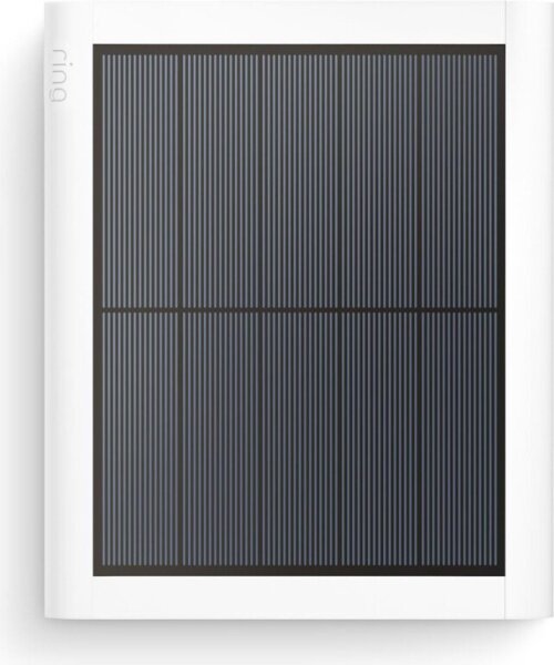 Ring Solarpanel 2. Gen, USB-C, weiß – Solarladegerät für Ring Kameras, wetterfest, effiziente Energieversorgung, einfache Montage, kompatibel mit Ring Geräten, nachhaltige Stromquelle, modernes Design
