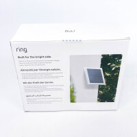 Ring Solarpanel 2. Gen, USB-C, weiß – Solarladegerät für Ring Kameras, wetterfest, effiziente Energieversorgung, einfache Montage, kompatibel mit Ring Geräten, nachhaltige Stromquelle, modernes Design