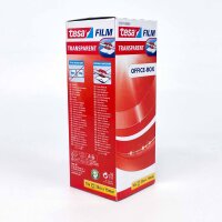 tesa tesafilm transparent, 4 Rollen (33m x 15mm), 10er Pack, Klebefilm für Büro & Haushalt, reißfest, unsichtbar, leicht abrollbar, vielseitig einsetzbar