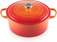 Le Creuset Signature Schmortopf, rund, 12L, 34cm,...