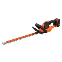 Black & Decker BCHTS3620L1-GB Motorheckenschere 55 cm, Doppelklinge, kabellos, leicht 3,2 kg, ergonomischer Griff, ideal für präzisen Heckenschnitt und komfortable Handhabung