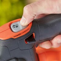 Black & Decker BCHTS3620L1-GB Motorheckenschere 55 cm, Doppelklinge, kabellos, leicht 3,2 kg, ergonomischer Griff, ideal für präzisen Heckenschnitt und komfortable Handhabung
