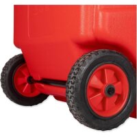 WALTER Kraftstofftrolley 53L, Modell mit 8L/min Förderleistung, 6-Zoll-Rädern, 3m Zapfschlauch, Handkurbel, mobiler Benzinkanister für flexiblen Kraftstofftransport